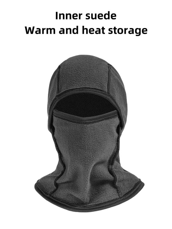 Winter Outdoor Sports Thermal Lined Face Mask, Windproof Warm Face Cover, Outdoor Sports Accessories for Skiing Cycling Balaclava Mask