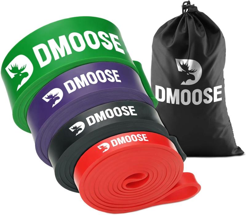 DMoose Pull up Assistance Bands - Pull Up Band for Powerlifting, Strength Training, Stretching, Mobility & Physical Therapy