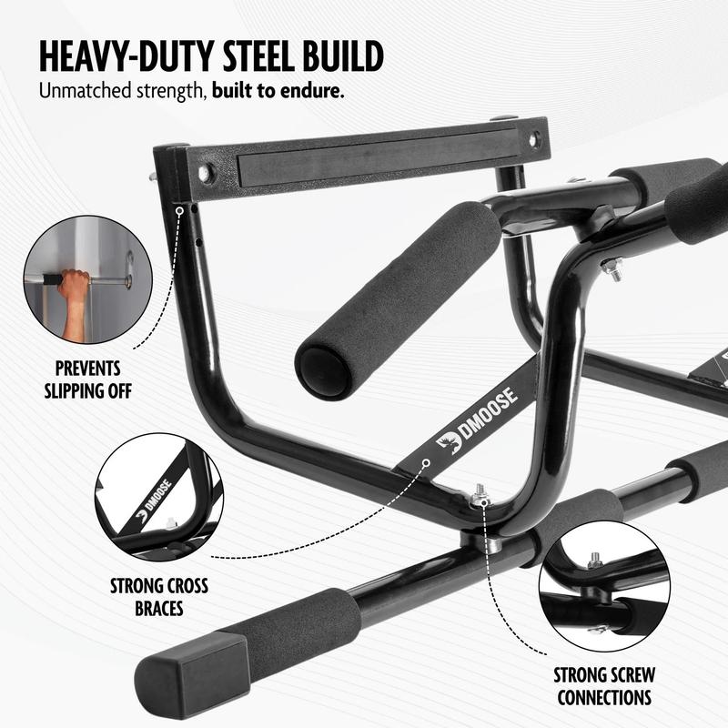 DMoose Doorway Pullup Bar - Transform Your Home Workouts