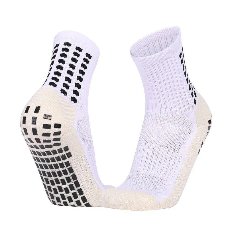 3 Pack Grip Socks Soccer Anti Slip Soccer Socks,Non Slip Football Basketball Hockey Sports Grip Pads Socks Quick Dry Water-Resistant Breathable Comfortable Unisex