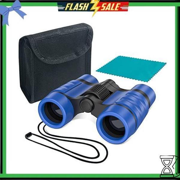 ESSENSON Binoculars for Kids Toys Gifts for Age 3-12 Years Old Boys Girls Kids Telescope Outdoor Toys for Sports and Outside Play Hiking, Bird Watching, Travel, Camping, Birthday Presents (Dark Blue)