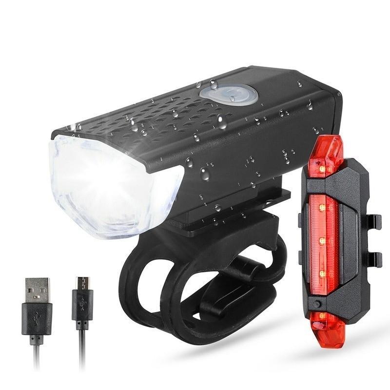 USB Rechargeable Motorcycle Headlight, Waterproof LED Motorcycle Light, 3-Modes Bicycle Light, Safety Warning Light, Bicycle Accessories