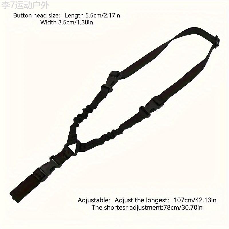 Adjustable Single Point Sling Strap with Quick Release Buckle for M Lock - Outdoor Tactical Sling