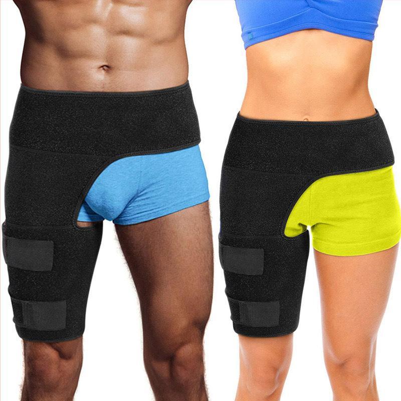 Unisex's Groin Protective Belt, 1 Count Fitness Leg Protection To Prevent Muscle Strain, Hip Protective Belt, Compression Thigh Protection