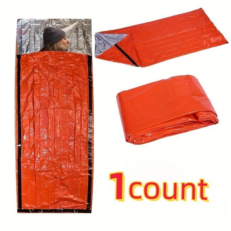 Car Emergency Sleeping Bag, Portable Emergency Insulation Sleeping Bag, Emergency Warm Sleeping Bag for Car Outdoor Camping Hiking