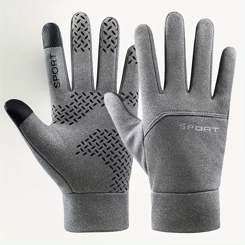 1pair 2pair Waterproof And Coldproof Gloves With Non-slip Touch Screen Function For Men And Women - Ideal For Riding, Sports, Mountaineering, Skiing, And More!