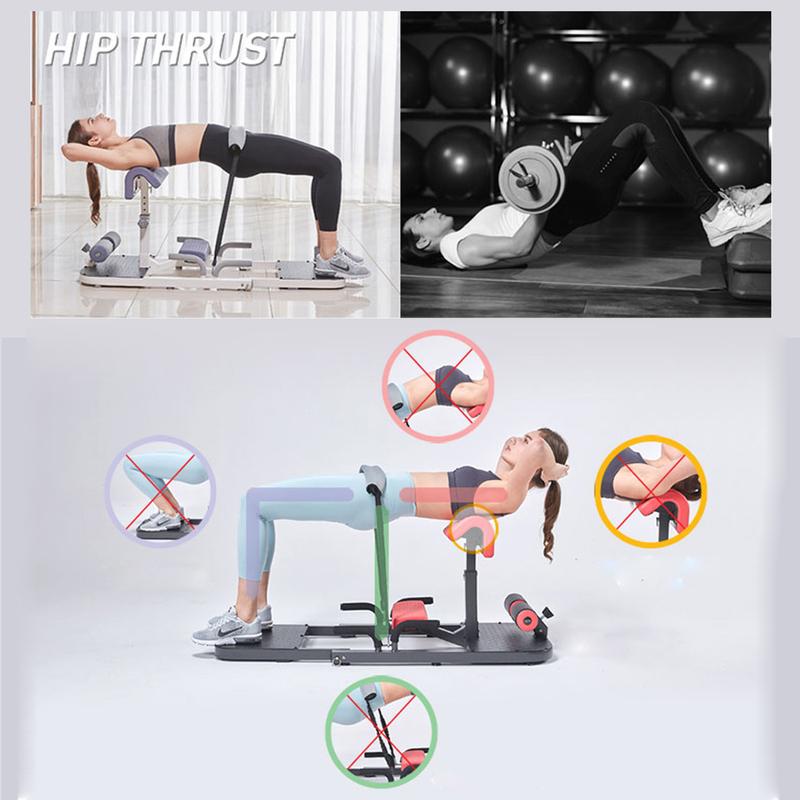 seanleecore  Multifunctional Fitness Equipment - Sissy Squat,Hip Thrust, Push-up, with Bonus Resistance Bands for Full Body Workout