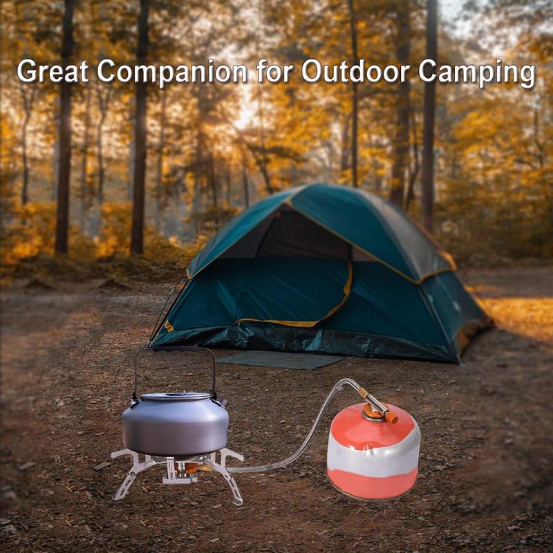 Foldable Outdoor Stove, Stainless Steel Camping Stove, Portable Folding Stove for Outdoor Camping Hiking, Camp Kitchen Supplies, Christmas Gift