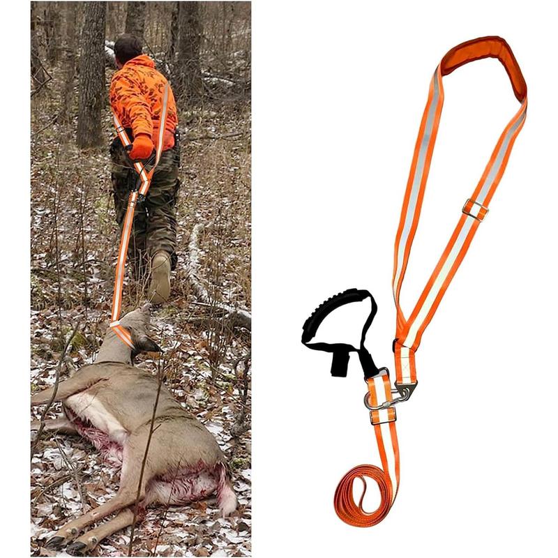 Deer Drag and Harness Heavy Duty Deer Drag Strap Durable Safety Deer Dragging Rope Deer Hunting Accessories for Deer Hunters