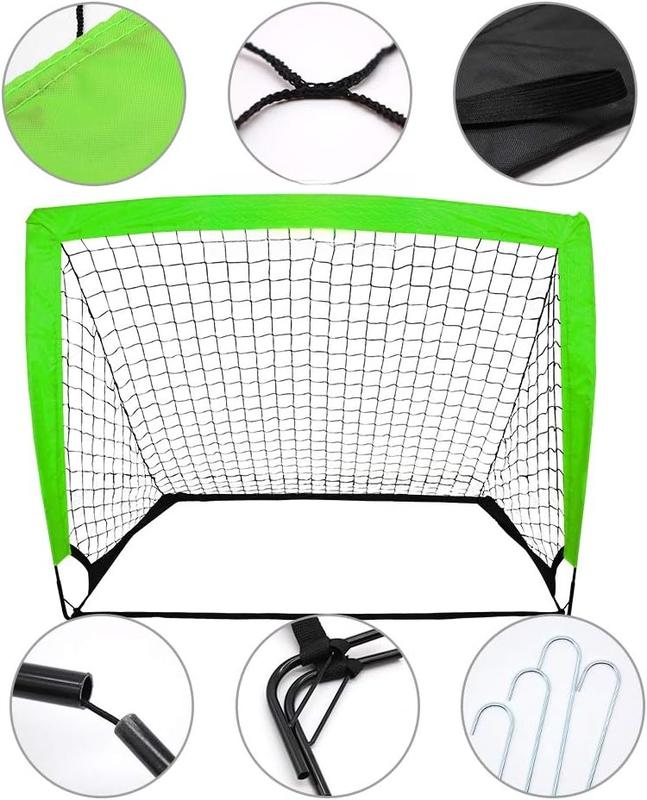 Portable  Goals4x3 Pop Up Soccer Net for BackyardSet of 2 with Carry Bag