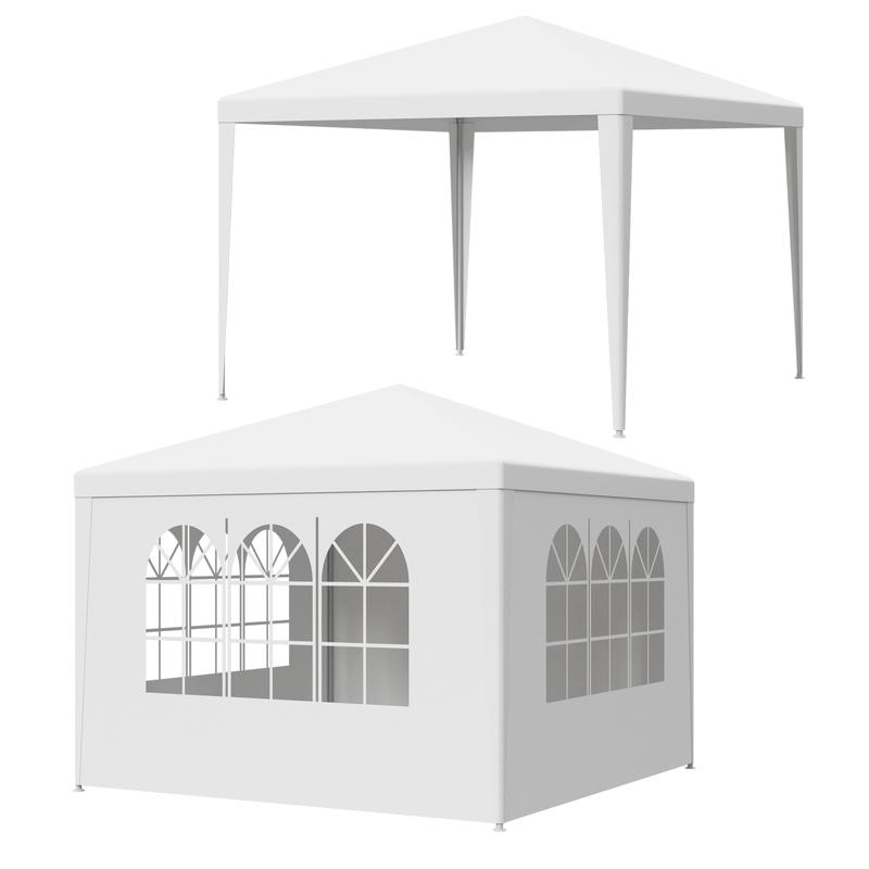 Superdeal Waterproof 10'x10 20 30' White Wedding Party Tent Event With Windows & Sidewalls