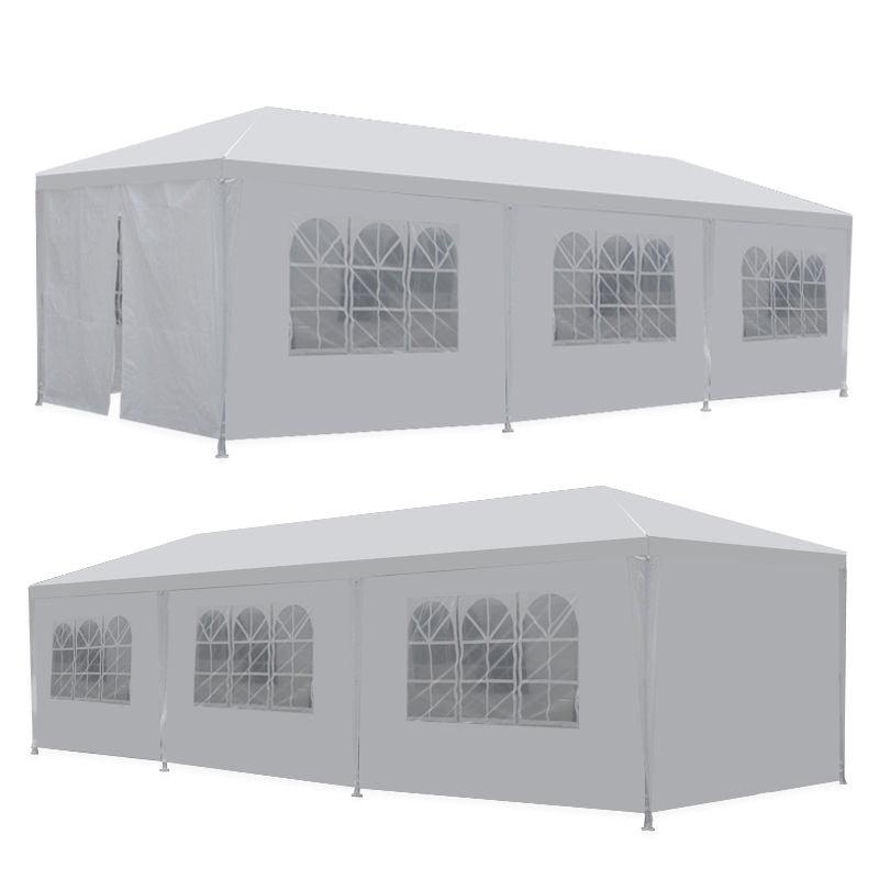 Superdeal Waterproof 10'x10 20 30' White Wedding Party Tent Event With Windows & Sidewalls