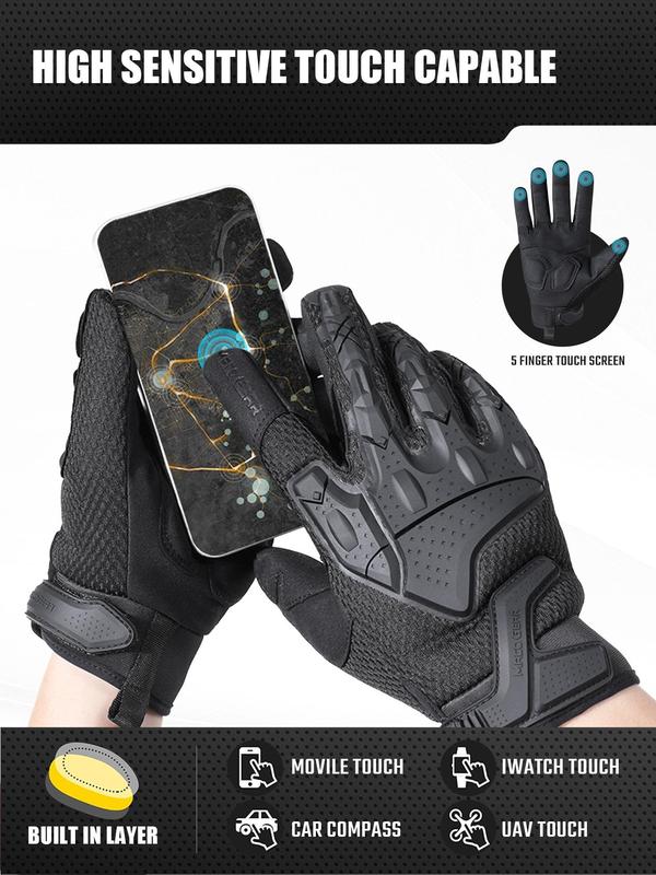 Outdoor Sports Gloves, Non-slip Gloves for Men & Women, Touch Screen Gloves for Climbing, Bicycle, Motorcycle, Work, Cycling