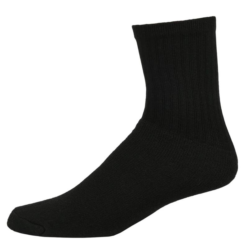 12 Pairs Unisex Sport Crew Socks Cotton Blend Solid Color Athletic Sports Workout Running Socks Comfort Cozy Sweat-absorbing Anti-Slip Comfy Sport Crew Socks Value Pack sports socks