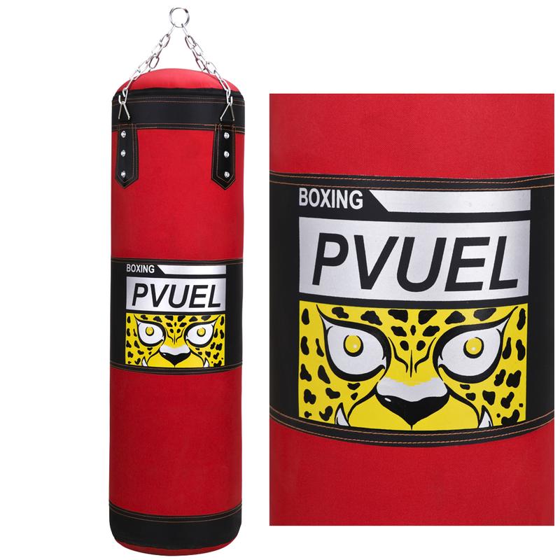 Punching Bag for Adults,Men,Women,Kids, Hanging Punching Bag with Boxing Gloves, Chains, Wristband,  Heavy Boxing Bag for Training, Karate, Kickboxing, Muay Thai -Unfilled