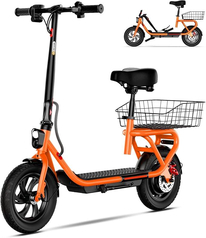 SISIGAD Electric Scooter with Seat 12