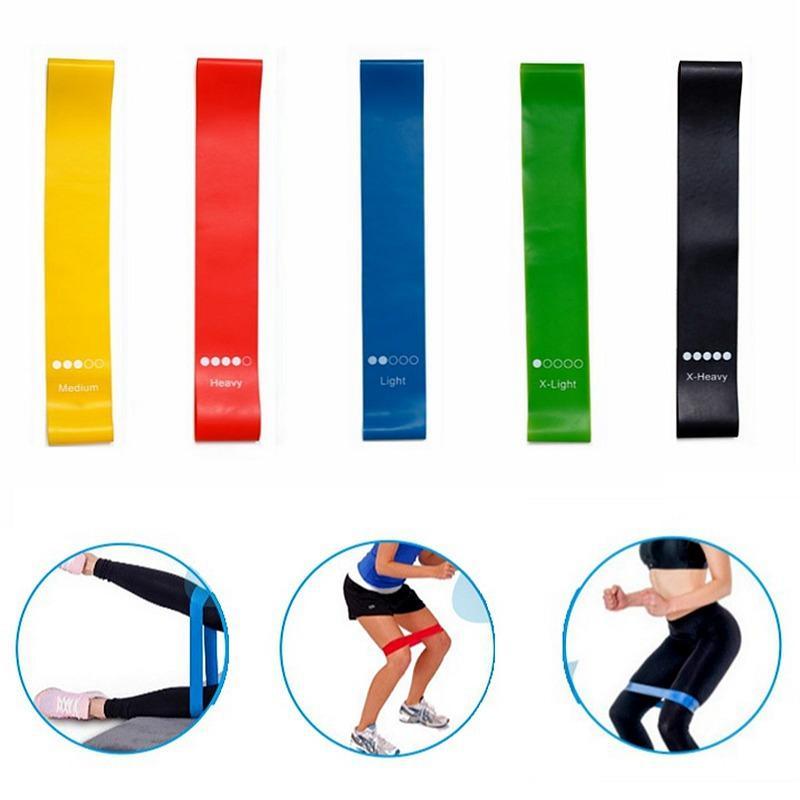 Resistance Band Set, 5 Counts set Hip & Leg Stretching Band, Fitness Equipment for Home Gym Workout, Yoga Resistance Band for Women & Men