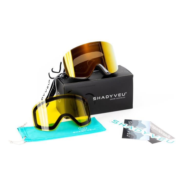 Nova Golden Solstice Snowboard Winter Sports Snow Goggles cycling sunglass  anti-wind & sand antifog