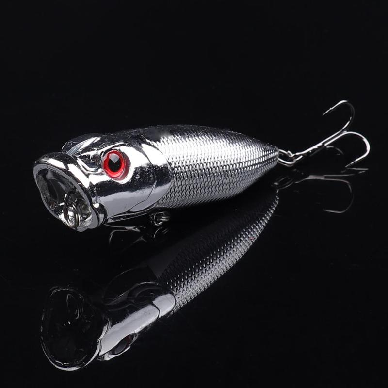 Artificial Plated Fishing Lure (5 Counts set), Simulated Fishing Lure with Hook, Fishing Accessories for Outdoor Fishing