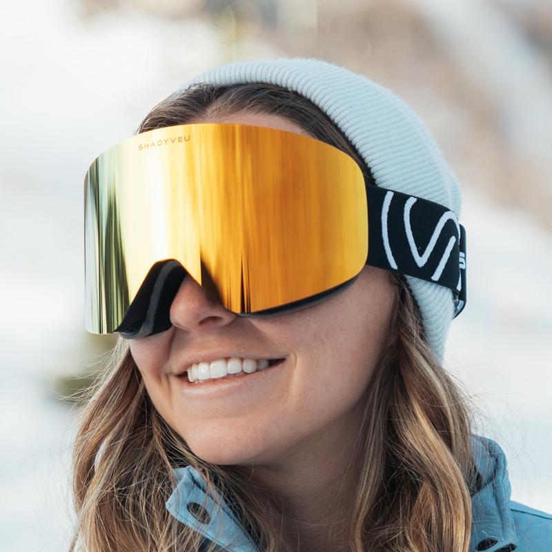 Nova Golden Solstice Snowboard Winter Sports Snow Goggles cycling sunglass  anti-wind & sand antifog