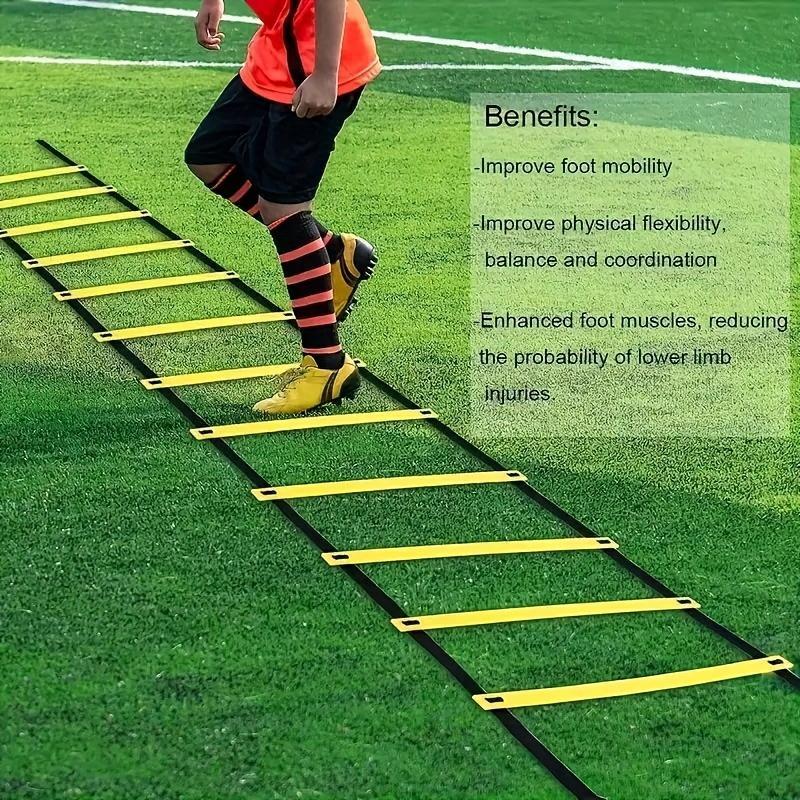 Football Agility Training Equipment Set, 1 Set Football Training Obstacle, Speed Sensitivity Training Ladder, Agility Training Equipment for Football, Christmas Gift