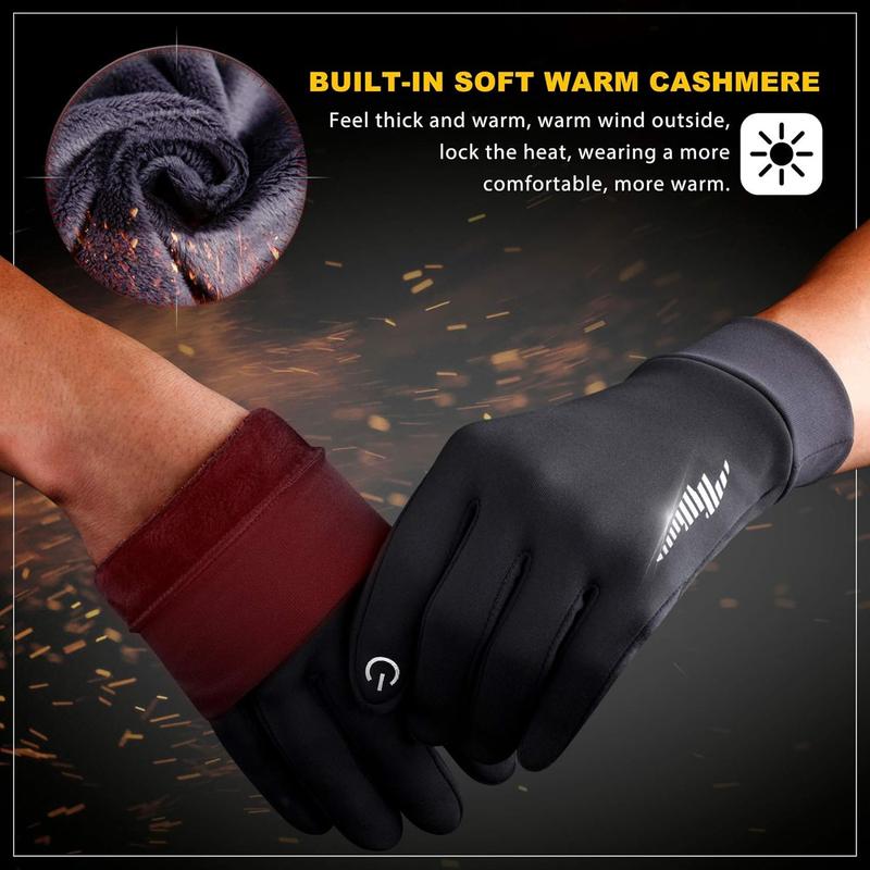 Winter Gloves Women Men Ski Snow Gloves Liner Thermal Warm Touch Screen, Suit for Running, Cycling, Biking, Hiking, Driving, Walking, Typing, Freezer Work, Sports, Soccer, Shooting, Gaming 102 SIMARI