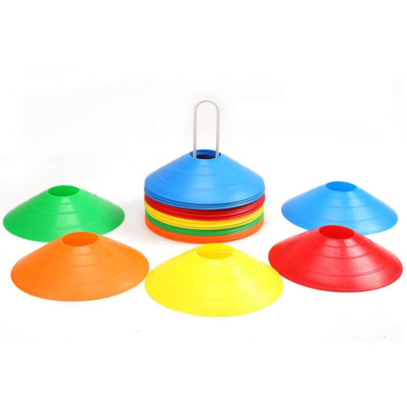 Disc Cone Set Multi Sport Training Space Cones With Plastic Stand Holder For Soccer Football Ball Game Disc