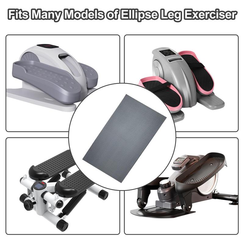 Ellipse Leg Exerciser Machine Non-Slip Mat, Apply to Under Desk Elliptical Peddler While Sitting, Perfect for Electric Seated Foot Pedal Exerciser, Enhanced Stability & Floor Protection Grey(Excluding Ellipse Leg Exerciser Machine)