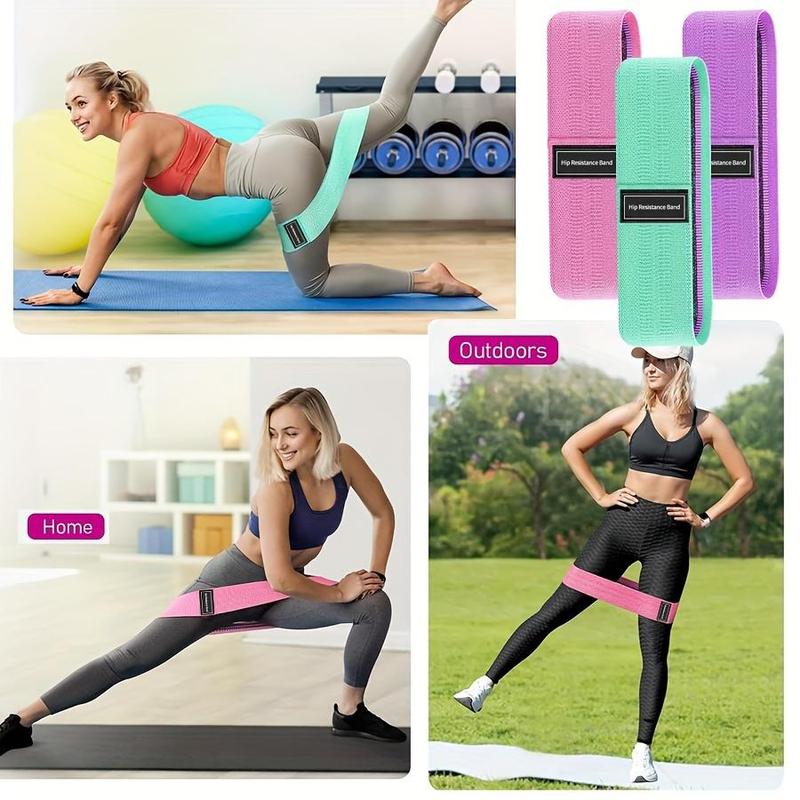 Resistance Band, 1 2 3 Counts Non-slip Fitness Tension Training Band, Yoga Training Equipment for Home Gym