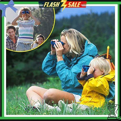 ESSENSON Binoculars for Kids Toys Gifts for Age 3-12 Years Old Boys Girls Kids Telescope Outdoor Toys for Sports and Outside Play Hiking, Bird Watching, Travel, Camping, Birthday Presents (Dark Blue)