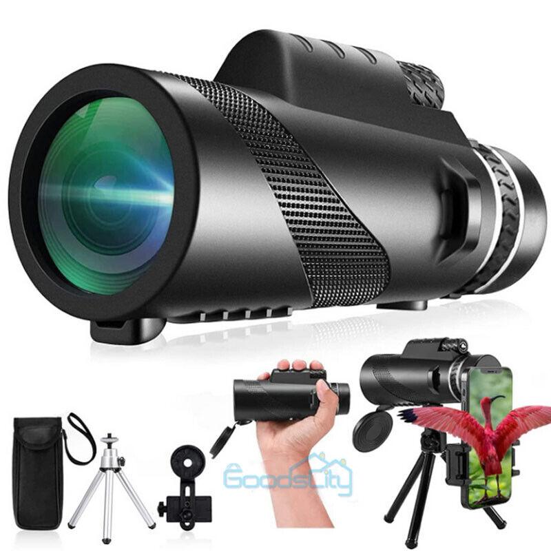 Day Night Military Telescope 80X100 Zoom HD Monocular Mobile Phone Telescope