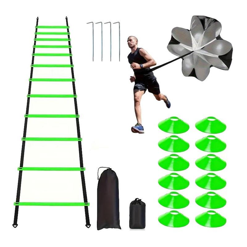 Football Agility Training Equipment Set, 1 Set Football Training Obstacle, Speed Sensitivity Training Ladder, Agility Training Equipment for Football, Christmas Gift