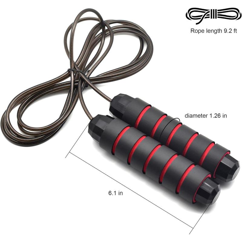 Jump Rope, djustble Jump Ropes,Skipping Rope Tngle-Free Rpid Speed with Bll Berings for Women Men s,Exercise ∓ Slim  Jumprope t Home School m