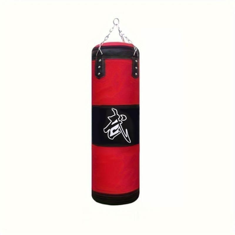 Boxing Sandbag, Hanging Boxing Bag with Hook & Chain for Adults, Boxing Training Equipment for Home Gym Workout