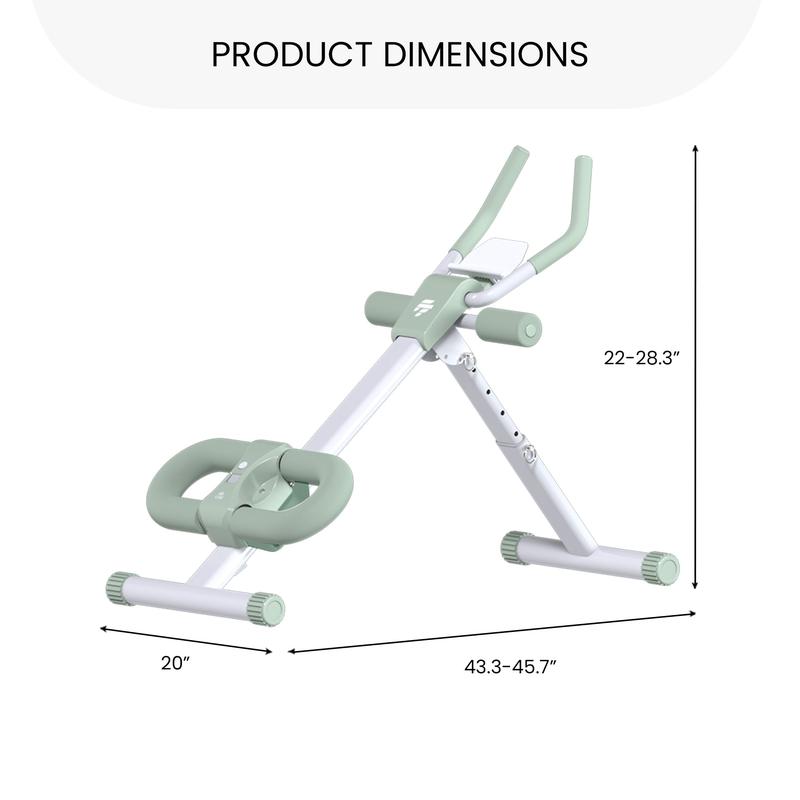 Finer Form AbSlider Pro - Revolutionary Abdominal Exercise Machine for Home Gym, Targets Core, Lower Abs, Obliques & Hip Muscles with Reduced Stress on Neck, Back & Shoulders