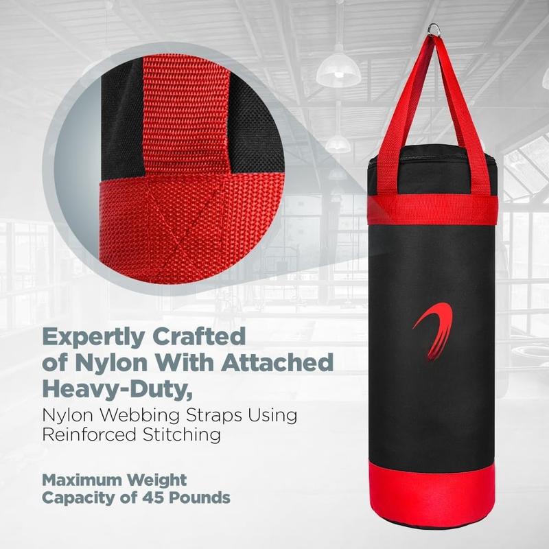 Punching Bag for  Boxing Set - Suitable for  Punching Bags 3-8  of  - Boxing Gloves & Hand Wraps Included - Youth  Boxing MMA Kickboxing Muay Thai Karate Punching Bag