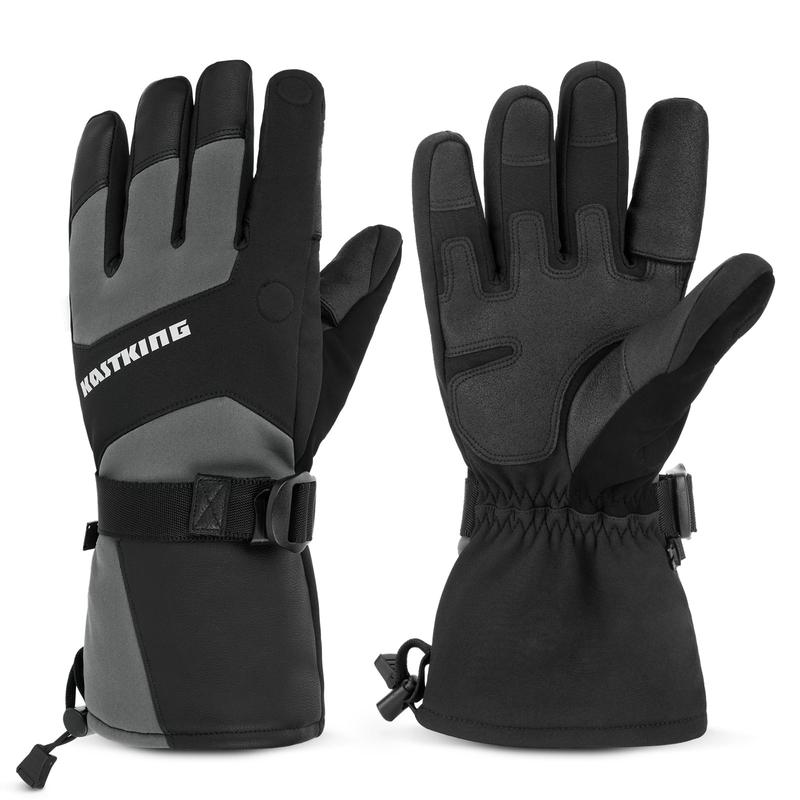 KastKing Mountain Morph Fishing Gloves, Water Resistant 2 Fingerless Winter Gloves for Cold Weather Hunting Ice Fishing Skiing