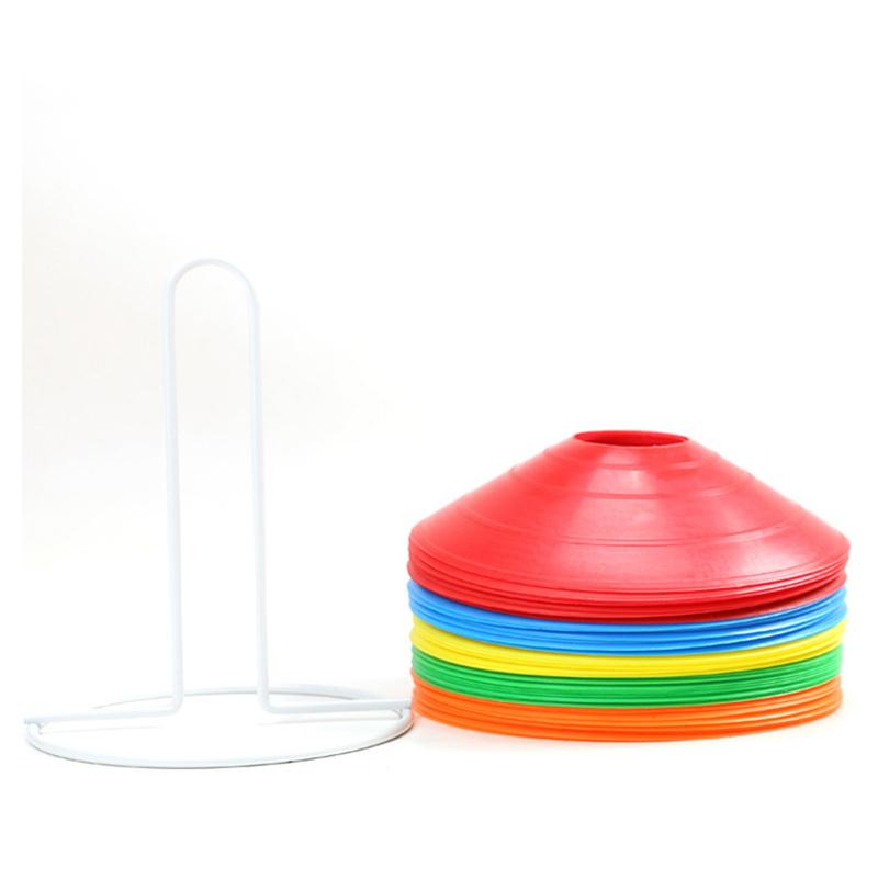 Disc Cone Set Multi Sport Training Space Cones With Plastic Stand Holder For Soccer Football Ball Game Disc