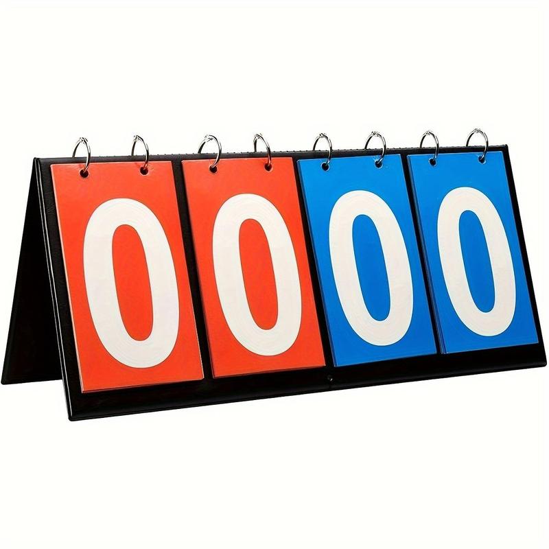 Portable Flip Scoreboard, Digit Score Display Board for Table Tennis, Basketball, Volleyball, Indoor, Outdoor Games