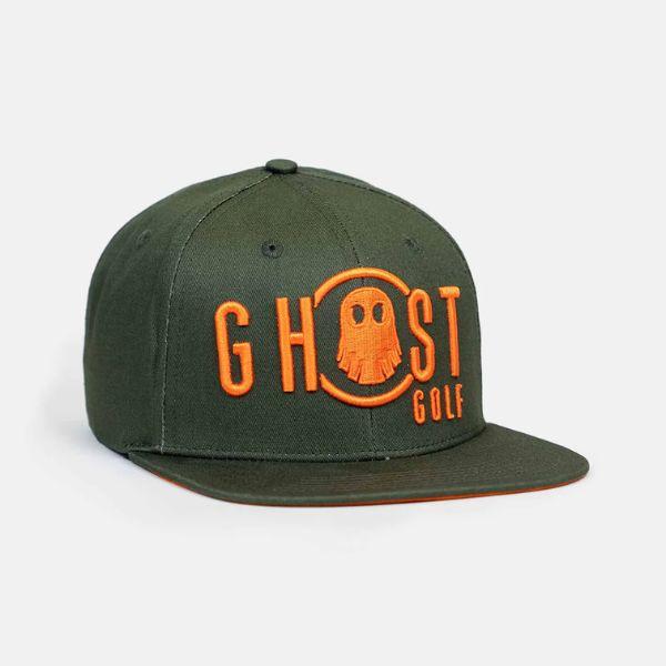 Ghost Golf PERFECT AIM SNAPBACK 6-Panel Structured Flat Visor Hat