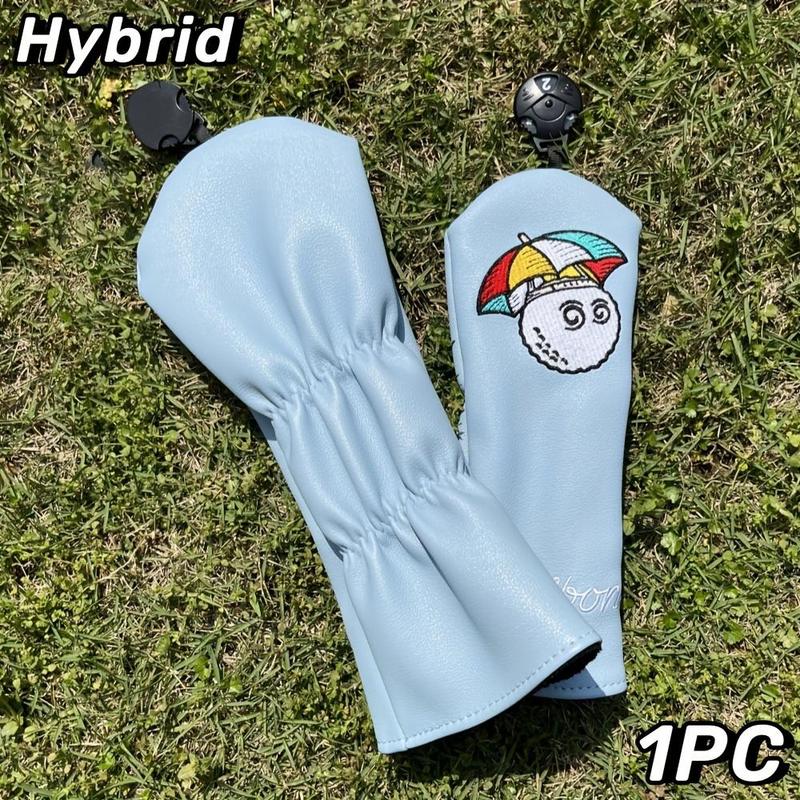 Golf Wood Head Cover, Cartoon Pattern Golf Club Head Cover, Waterproof Protector Set, Soft Durable Golf Accessories