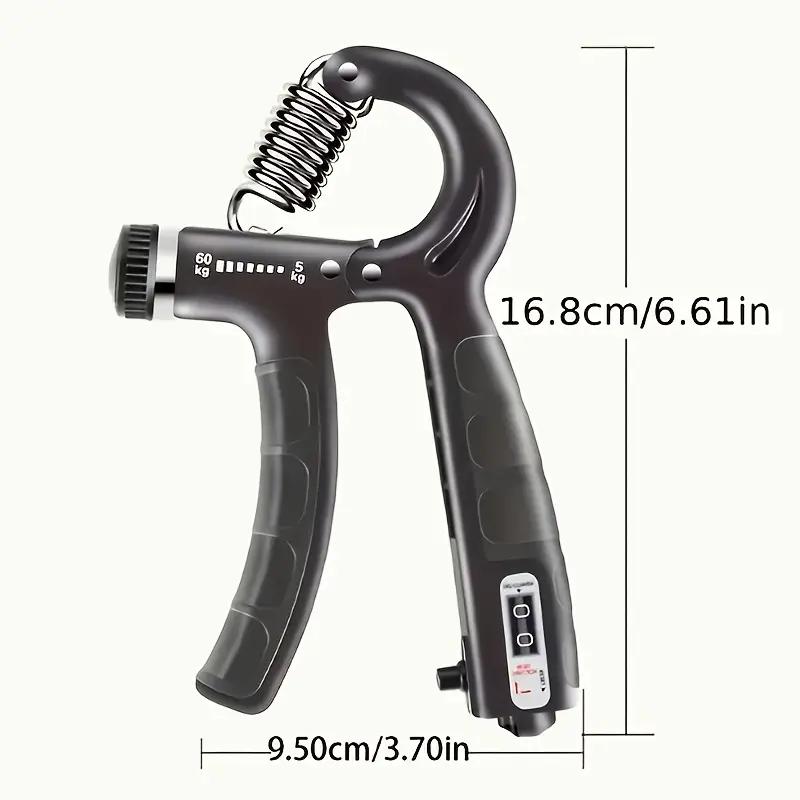 1pc Iron Hand Grip Strengthener - Adjustable Non-Slip Resistance Trainer for Home Fitness & Rehabilitation, Ideal for Easter, Thanksgiving, Christmas, New Year