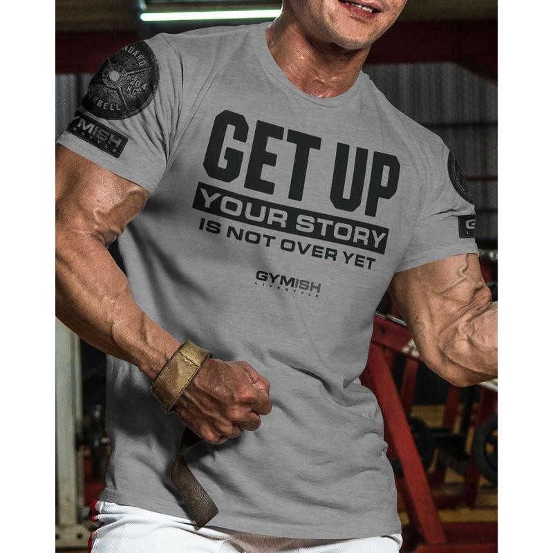 063. Get Big Funny Workout Gym T-Shirt for Men