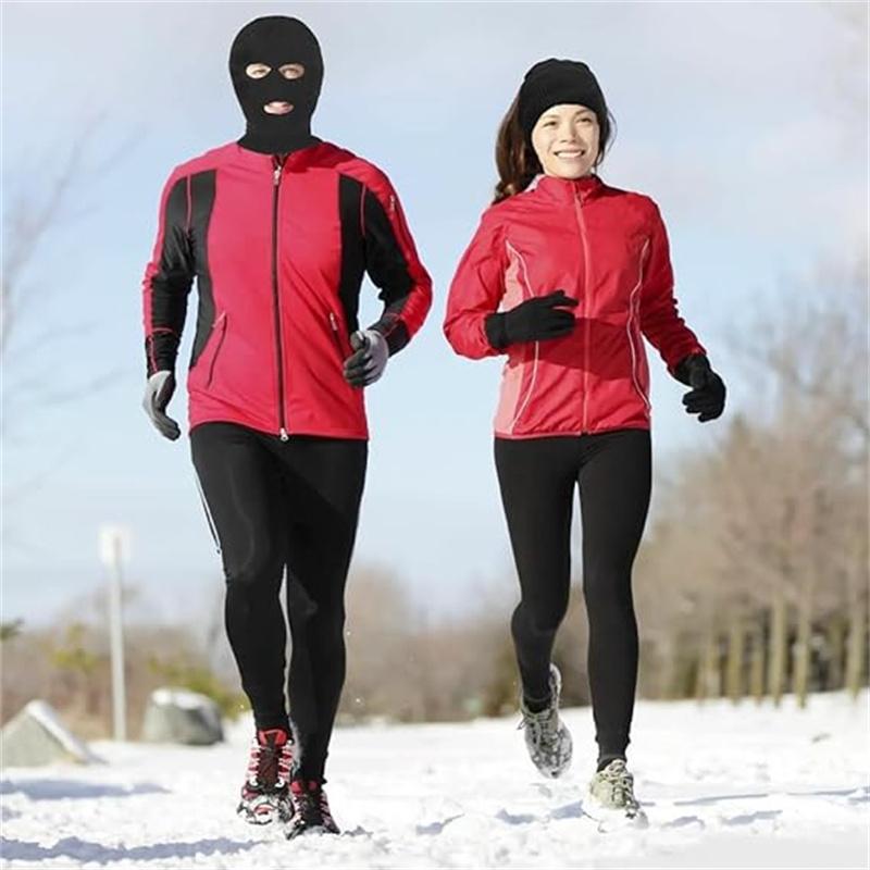 3 Hole Ski Mask, Winter Face Mask Cover for Winter Outdoor Sports, Knitted Balaclava Face Mask