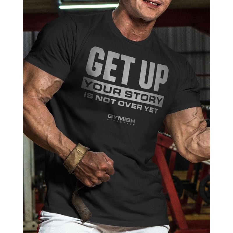 063. Get Big Funny Workout Gym T-Shirt for Men