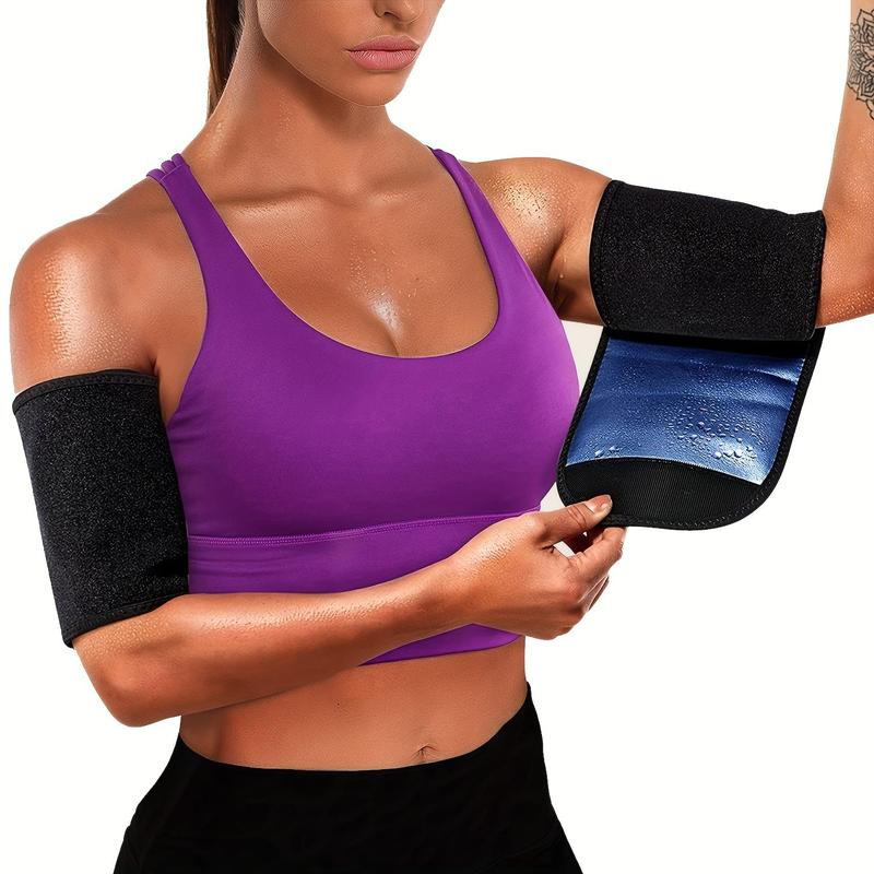 Sauna Arm Trimmer, 1 Pair Sweat Bands, Sauna Sleeves Wraps for Women Fitness Accessories, Gym Accessories