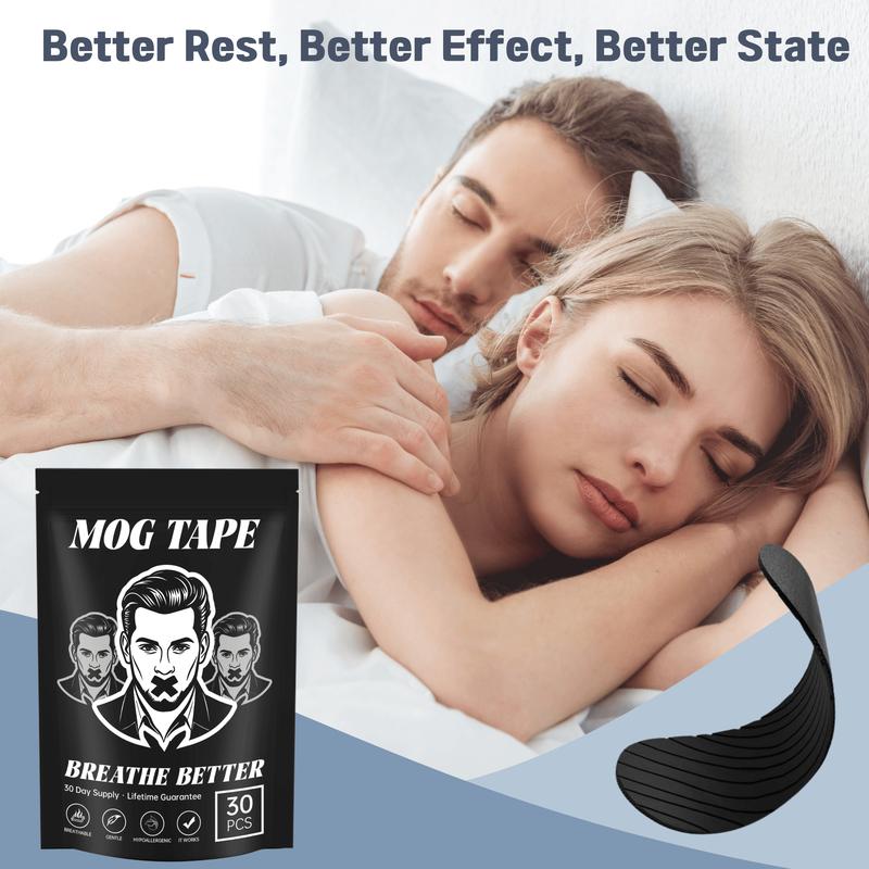 Mog Mouth Tape -one month supply mouth tape,sport accessories, 30 Strips, Mog Strips Mog Tape for sleep