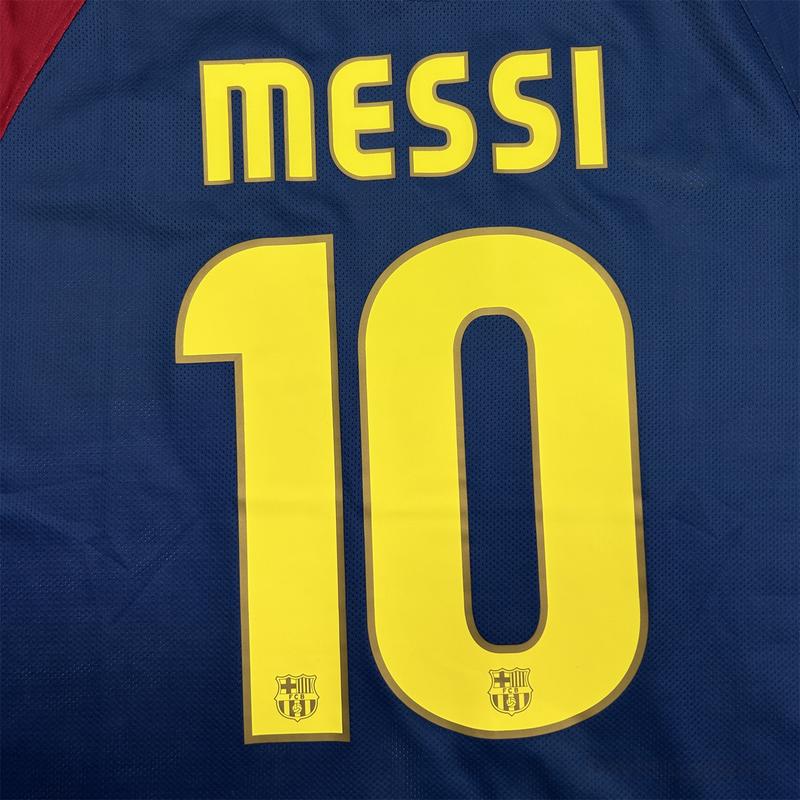 NIKE 20 21 Barcelona Away Short Sleeve Jersey No.10 Lionel Messi Fans Version Soccer Jersey