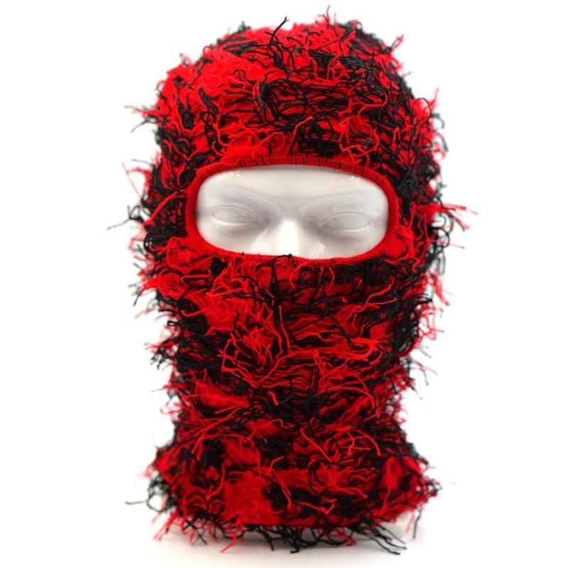 Knitted Thermal Mask, Breathable Warm Headgear, Ski Windproof Plush Hats, Breathable Party Costumes Accessories, Sports Accessories for Skating Skiing