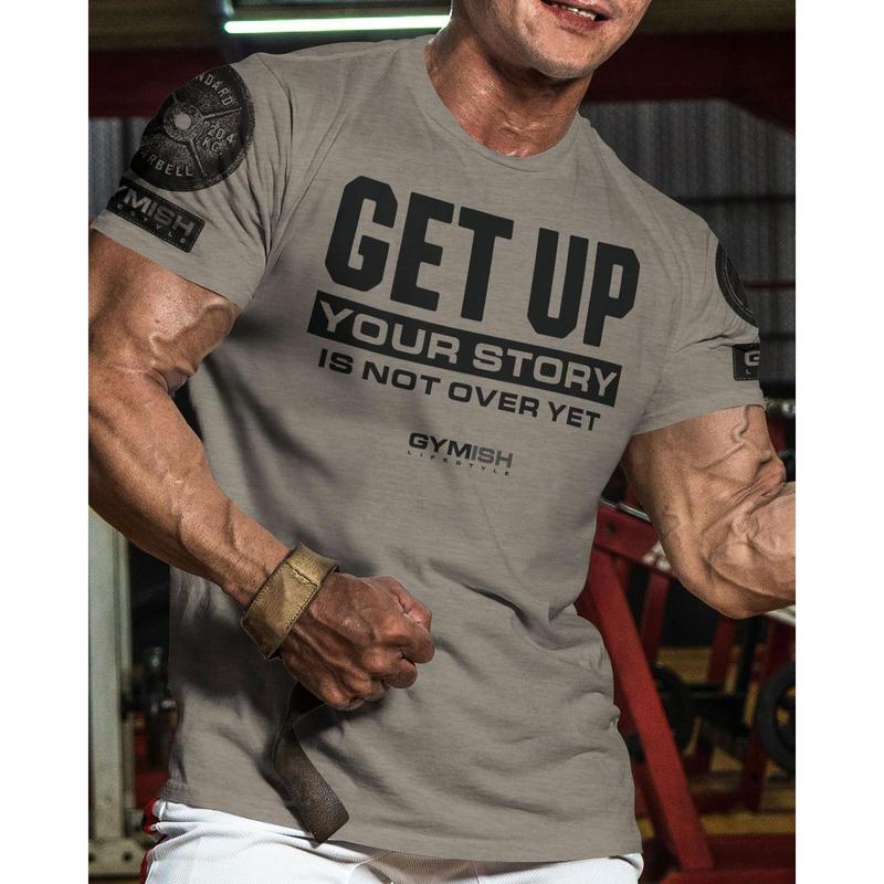 063. Get Big Funny Workout Gym T-Shirt for Men